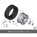 Hub Cap Chrome - BMW/Rolls Royce (36136773460)
