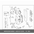 MERCEDES-BENZ Truck Mirror Glass A0018112233 GENUINE