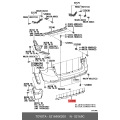 Toyota Cover, Rear Bumper, Lower