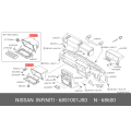 Glove Box Assembly - Nissan