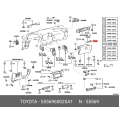 Glove Compartment Door Lock Cover - Toyota Land Cruiser