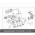 MERCEDES-BENZ 1120180582 Crankcase Breather Hose