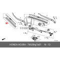Blade Windshield Wiper (600MM) (Passenger Side) - Honda 76630-TG7-A01