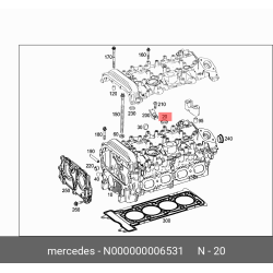 Engine Core Plug - Mercedes-Benz 000000-006531