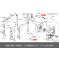 Nissan Radiator Hose Clamp 01558-00731