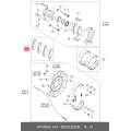 HYUNDAI / KIA 58302-3EE00 Rear Disc Brake Pad Set
