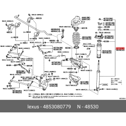 Absorber Assy,Shock,Rear Rh