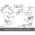 TOYOTA 17801-70060 Element Sub-Assy