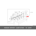 NISSAN Spark Plug 22401-2F200 for Primera P11 GT, Almera, X-Trail