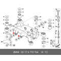 Suspension Crossmember Insulator - BMW (E65 E66 E67) 2002-2008