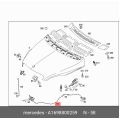 Engine Hood Front Release Cable - Mercedes-Benz W245 W169