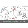 Genuine Nissan Radiator Hose Clamp 01558-00531