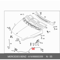 Bonnet Cable Db W169,W245