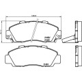 Pad Sub Set,Rr Calip