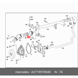 Mb Seal Ring,Thermostat-E(W211)