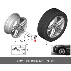 BMW Wheel Center Hub Cap Logo Badge Emblem 68mm