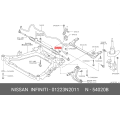 Nissan Suspension Sway Bar Link Nut 01223-N2011