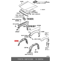 Liner, Front Fender, RH Toyota 53875-12350