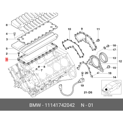 Oil Valve Cover Bmw E32-X5-540