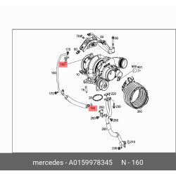 VICTOR REINZ Turbocharger Oil Line O-Ring - Mercedes-Benz C63 AMG E63 S