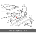 Glove Box Upper Lock Latch Catch - BMW E23 E30 E34 Z3