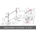 NISSAN 21741-JK90A Genuine Reservoir Hose