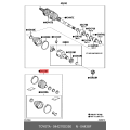 Toyota Front Drive Shaft Boot Kit, In & Outboard, RH