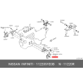 NISSAN OEM Genuine INSUL ASSY-ENG 11220-5YE0B