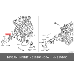 NISSAN OE: B10101HC0A PUMP KIT-WATER