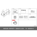Genuine Nissan Caution Label 46060-1LA0A