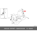 Front Seat Belt Assembly - Nissan NV350 Caravan Left Hand
