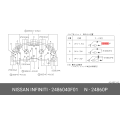Nissan Socket & Bulb Assy 24860-40F01 OEM