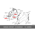 Fender Liner Screw - Nissan 01454-N5061