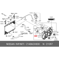 Nissan Fan Motor 21486-CX000
