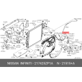Hose Reserve - Genuine Nissan 21742-5ZP1A