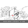 Nissan MOTOR FAN ASSY 21481-5ZP1A