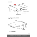 Toyota Headlining, Roof, No.2 63312-90K02-B0