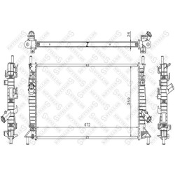 Engine Cooling Radiator ! Mazda 3, Ford Focus Ii/C-Max 1.4-2.0 03>