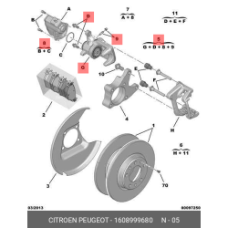 Brake Caliper Cyl/ Rear Rh