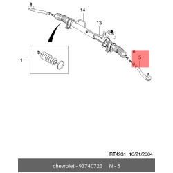 Outer Tie Rod End Rh