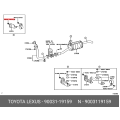 Heater Hose - Toyota Tundra 3.4L V6 (2000-2004) - Intake Manifold To Heater