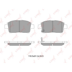 Brake Pads And Brake Shoe For Toyota Corolla(E120) Jap 99> / Yaris(P10) 99-06/Yaris Verso(P21/P22) 9