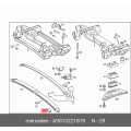 Mercedes-Benz Spring Bearing 901-322-18-19