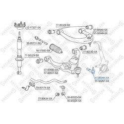 Tie Rod End !Lh Toyota Land Cruiser Uzj200 07>
