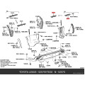 Toyota RETAINER, RR BUMPER 52575-VT020