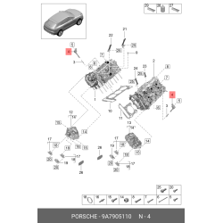 Coil Ignition Porsche Cayenne ,Maccan 18-23
