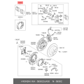 Pad Sub Set,Rr Calip