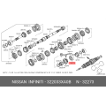 Bearing-main shaft - NISSAN (32203-3XA0B)