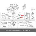 Toyota Assist Grip Plug 74617-60060-C0