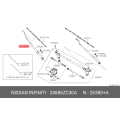 Genuine Nissan Wiper Arm 28886-ZC30A